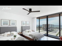 Ventilador de techo de cuchilla de madera con control remoto de motor de CC de alta velocidad