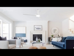 Ventilador de techo inteligente con motor de CC 3 palas de plástico