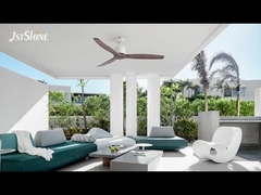 Ventilador de techo de corriente continua con control remoto Cuchillas de madera maciza de alta velocidad