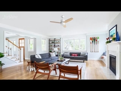 Ventilador de techo 2 en 1 de 36 pulgadas con motor de CC y aspas de MDF