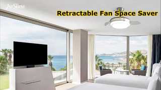 Luz LED retráctil para ventilador de techo de 36 pulgadas