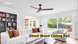 Ventilador de techo de madera 1stshine silencioso