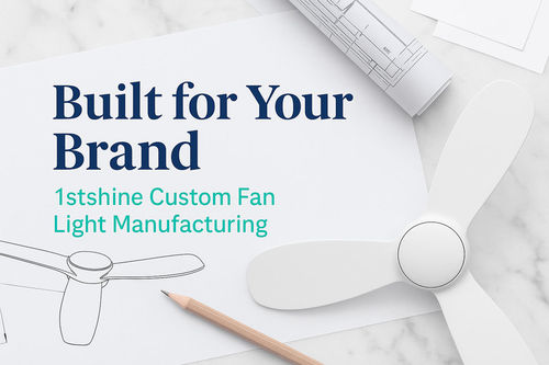 Últimas noticias de la empresa sobre Proceso OEM y ODM de luces de ventilador de techo: desde el concepto hasta la producción en masa