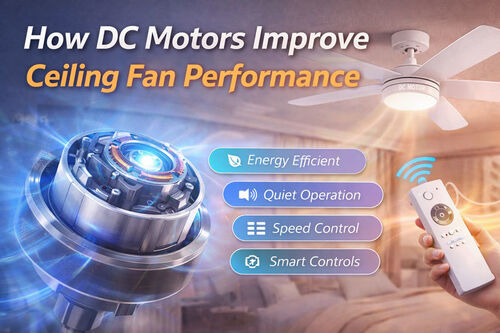 Últimos blogs de la empresa sobre How DC Motors Improve Ceiling Fan Performance