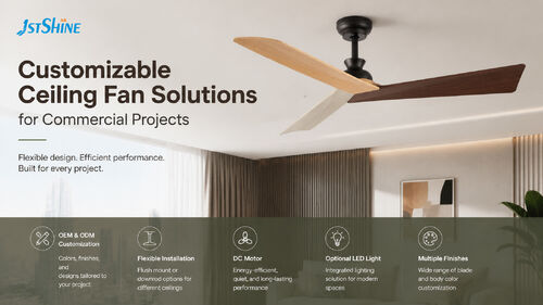 Últimos blogs de la empresa sobre Soluciones de ventiladores de techo personalizables para proyectos comerciales