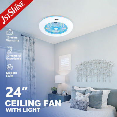 comprar 24 pulgadas de plástico ventilador de techo de dormitorio luminarias con control remoto Fabricación en línea