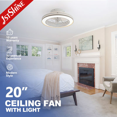 comprar Fan de techo de Dimmable LED del dormitorio del perfil bajo con la opción de la velocidad del telecontrol 6 Fabricación en línea