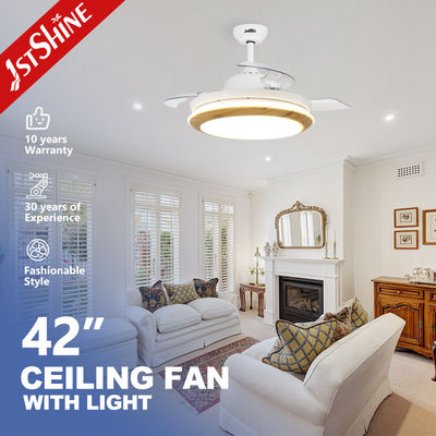 comprar Ventilador de techo LED de control remoto con 3 opciones de color y función de luz LED de aire refrigerante Fabricación en línea