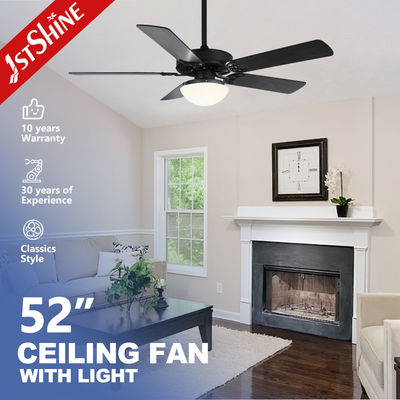 comprar Ventilador de techo negro con kit de luz multifunción 6 velocidad Velocidad del viento Fabricación en línea