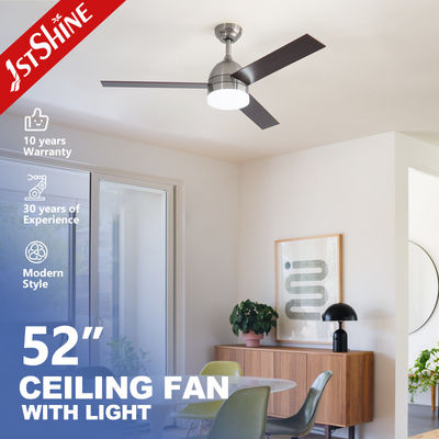 comprar 52 pulgadas AC100% de cobre motor ventilador de techo eléctrico con control remoto y 3 cuchillas de madera contrachapada Fabricación en línea