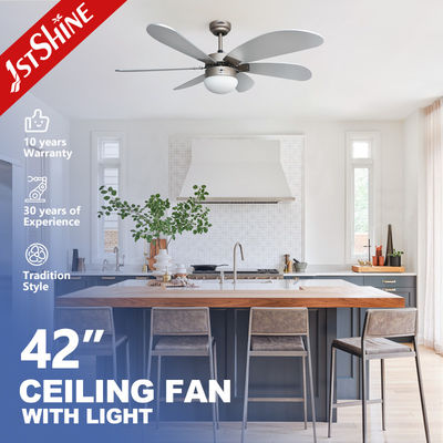 comprar 42 pulgadas de control remoto LED moderno ventilador de techo decorativo 6 hojas de MDF Fabricación en línea