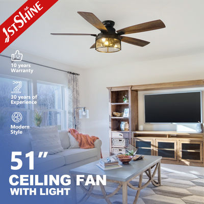 comprar 5 palas de MDF ventilador de techo de motor de corriente continua para granjas comerciales interiores Fabricación en línea