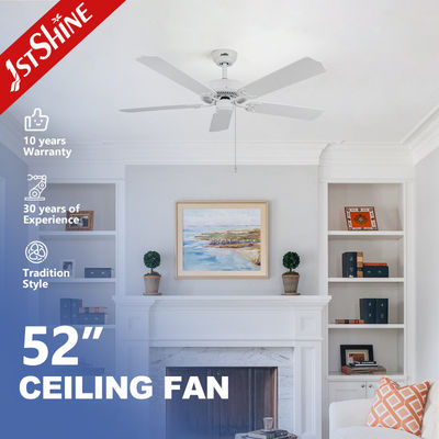 comprar Ventilador de techo eléctrico de estilo antiguo con 5 cuchillas de MDF y funcionamiento silencioso Fabricación en línea
