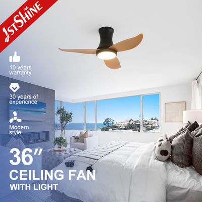 comprar Fan de techo LED de diseño elegante de 36 pulgadas con cuchillas ABS de perfil bajo y certificación ETL Fabricación en línea