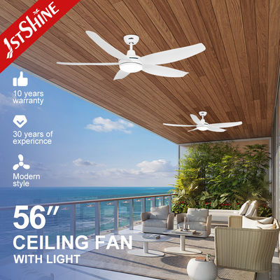 comprar 1 / 4 / 8 horas de tiempo de la cuchilla de plástico LED ventilador de techo con control remoto de la aplicación inteligente Fabricación en línea
