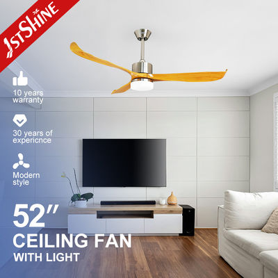 comprar 5 velocidades 220V Ventilador de techo de madera de plástico Motor de corriente continua eficiente en energía Fabricación en línea