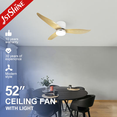 comprar El ventilador de techo de 52 pulgadas de grano de madera ABS con luz Fabricación en línea