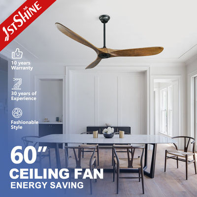 comprar Bajo MOQ Ventilador de techo de cuchilla de madera con tipo de viento estándar y longitud de suspensión de 15 cm Fabricación en línea