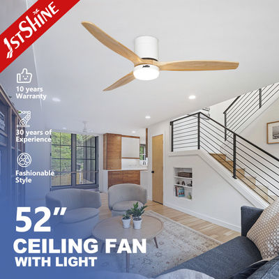 comprar 52 pulgadas de lámparas de madera de iluminación LED ventilador de techo con control remoto estilo interruptor Fabricación en línea