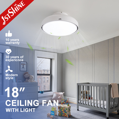 comprar 18-Inch Bladeless Ceiling Fan with LED Light and DC Motor Fabricación en línea