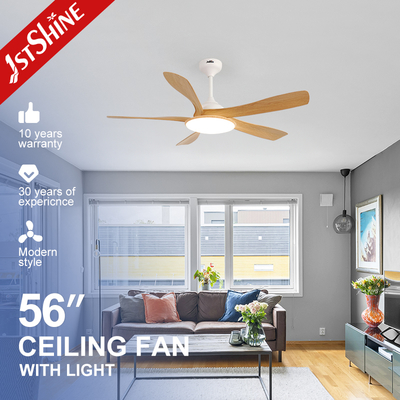 comprar 56-Inch Ceiling Fan with LED Light – DC Motor, 5 Blades, Acrylic Lampshade Fabricación en línea