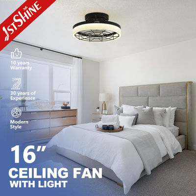 Buen precio Ventilador de techo LED de 16 pulgadas para dormitorio, sala de estar, comedor u oficina Certificado CB en línea