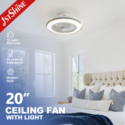 20 pulgadas 220V de alto flujo de aire con ventilador de techo LED montado con luz en el dormitorio