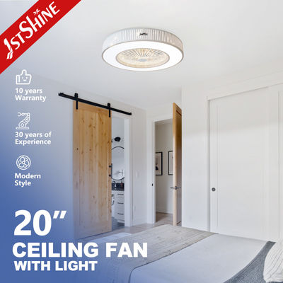 Control remoto 20 pulgadas ventilador de techo sin cuchillas con luz LED