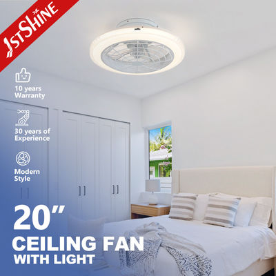 Ventilador de techo LED de diseño moderno de 6 velocidades con control remoto y fácil limpieza