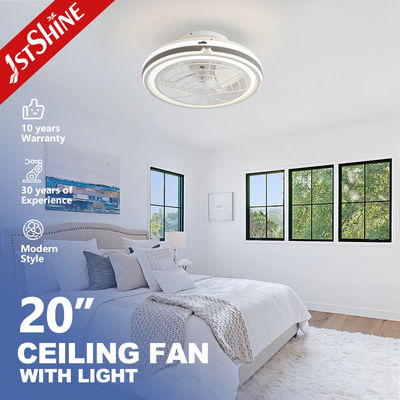 3000-6500K Temperatura de color ventilador de techo LED para espacios modernos y de ahorro de energía