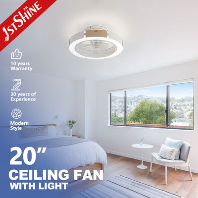 Ventilador de techo LED con control remoto y luz Ventilador de techo LED de montaje empotrado de 6 velocidades