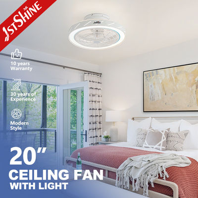 3 colores luz LED de bajo perfil diseño elegante ABS cuchillas ventilador de techo interior con control remoto