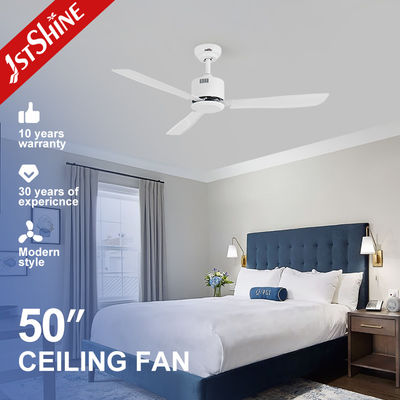 Estilo moderno 50 pulgadas de cuchillas de hierro ventilador de techo de metal con control remoto de 1stshine