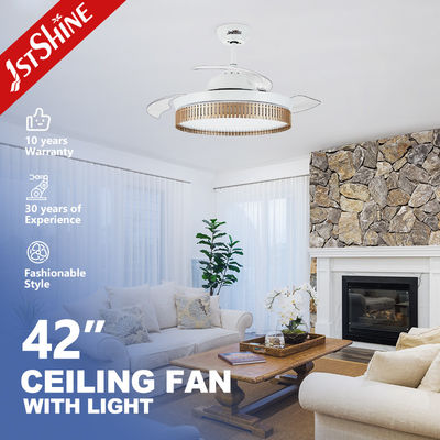 16No hay ruido OEM Iluminación decorativa ventilador de techo con función de atenuación y 3 hojas