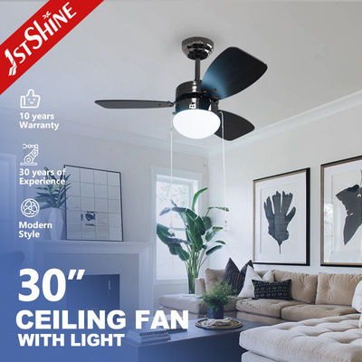 Apoyo de 30 pulgadas de ventilador de techo con 3 cuchillas de MDF y luz de la cadena de tira por 1stshine