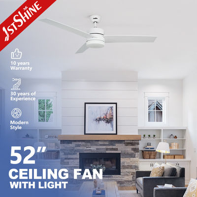 110-240V/50Hz-60Hz ventilador de techo de 52 pulgadas con control remoto y cuchillas de madera de color OEM