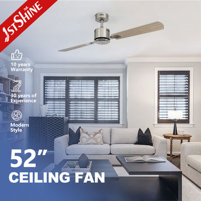 Más de cinco velocidad del viento 52 pulgadas MDF cuchillas ventilador de techo con molde privado remoto NO