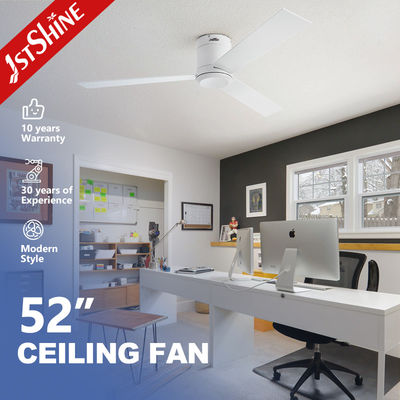 Control remoto 52 pulgadas de 5 velocidades blancas MDF cuchillas ventilador de techo para la decoración de grado