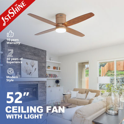 Ventilador de techo de enfriamiento con luz led y motor DC silencioso remoto