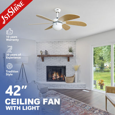 1stshine Cuchillas de MDF Control remoto Ventilador de techo de madera Bajo ruido para una vida cómoda