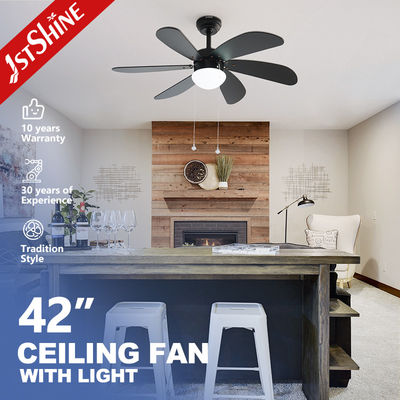 El ventilador de techo LED de 42 pulgadas con 6 cuchillas de MDF