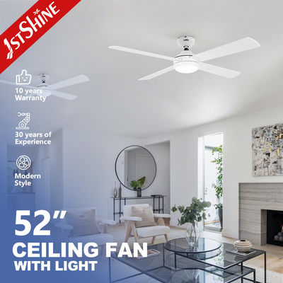 Diseño moderno de ventilador de techo LED para el hogar con cuchillas de MDF y luz de control remoto ODM