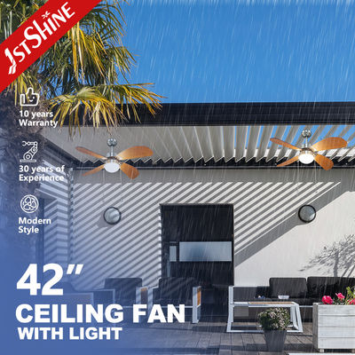 110-240V/50Hz-60Hz ventilador de techo exterior con luz LED y función de aire de enfriamiento