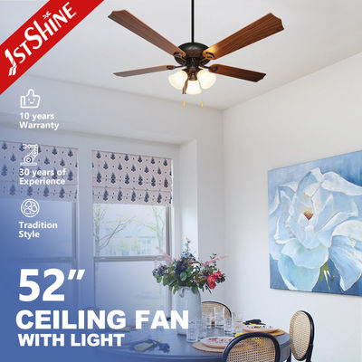 CE Super Asia Italia Interior Elegante Clásico Antiguo 52 pulgadas ventilador de techo con luz 1stshine