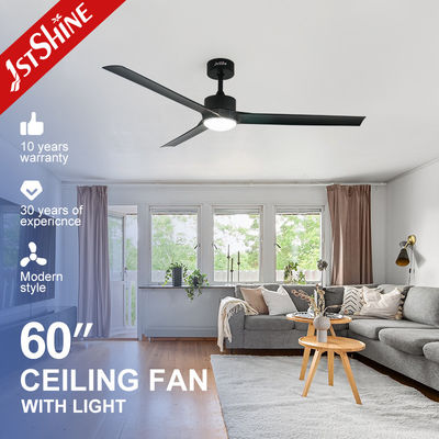 fan de techo plástica de 220V 240V 50HZ con velocidad del motor 5 de las luces 37.6W DC