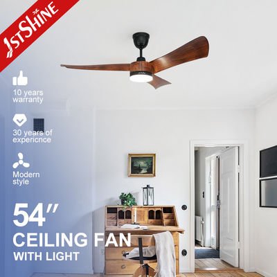 110-240V/50Hz-60Hz LED ventilador de techo con control remoto y cuchillas de madera por 1stshine