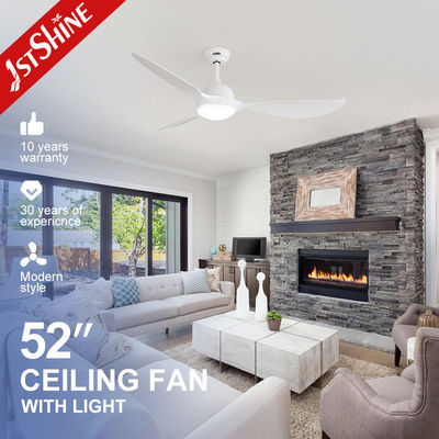 52 Moderno LED Control de la aplicación inteligente de ventilador de techo luz para la vida inteligente