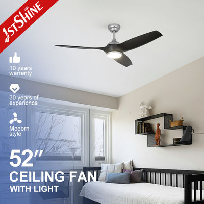 Ventilador de techo de 52 pulgadas con luz y control remoto con cuchilla de abdominales para interiores