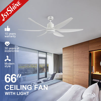 Ventiladores de techo de 66 pulgadas más grandes con luces motor DC silencioso reversible aBS Blade