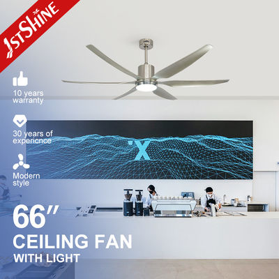 6 cuchillas ABS silencioso motor de corriente continua control remoto de la aplicación ventilador de techo LED con luz